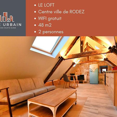 Loft Sous Les Combles - Loft Under The Rafter Lägenhet Rodez Exteriör bild