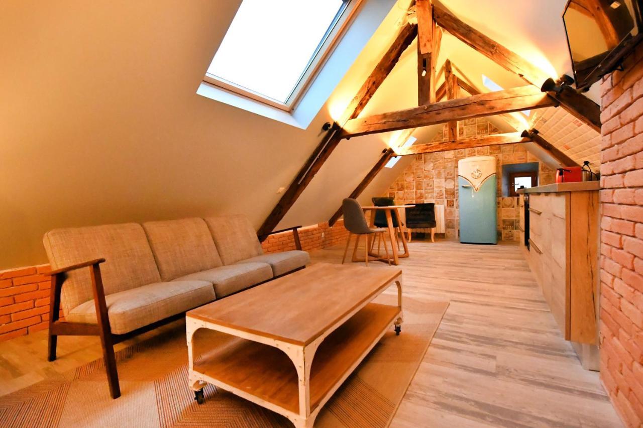 Loft Sous Les Combles - Loft Under The Rafter Lägenhet Rodez Exteriör bild